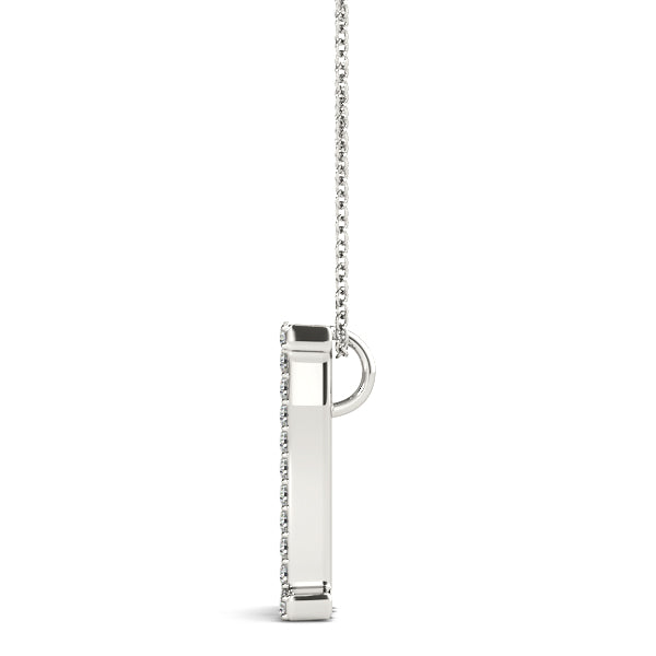 Diamond Initial Pendant · 0.11 ct tw