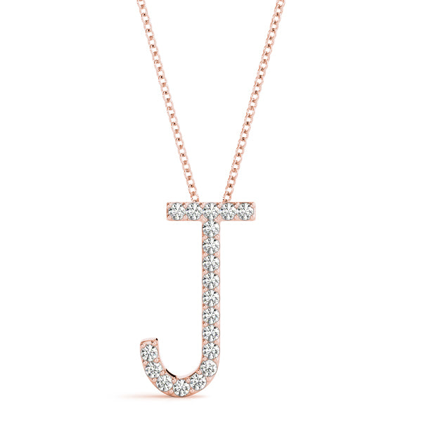 Diamond Initial Pendant · 0.11 ct tw