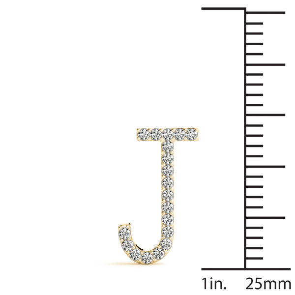 Diamond Initial Pendant · 0.11 ct tw
