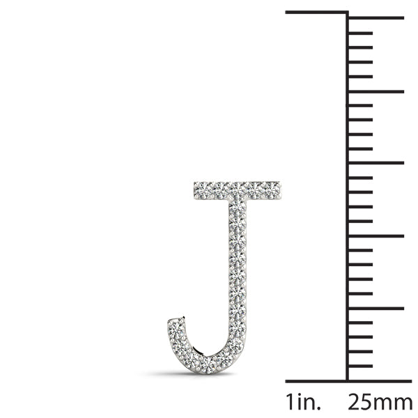 Diamond Initial Pendant · 0.11 ct tw