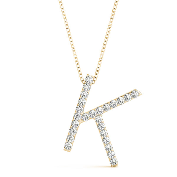 Diamond Initial Pendant · 0.15 ct tw