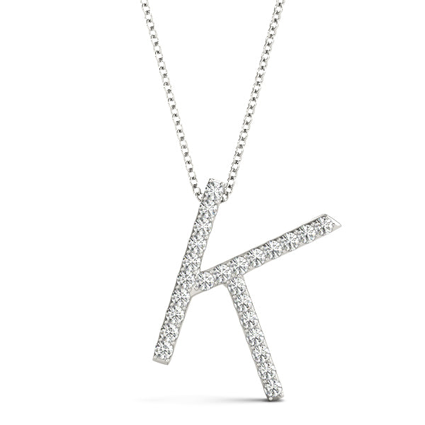 Diamond Initial Pendant · 0.15 ct tw