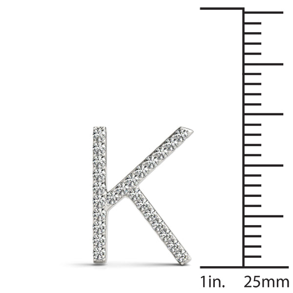 Diamond Initial Pendant · 0.15 ct tw