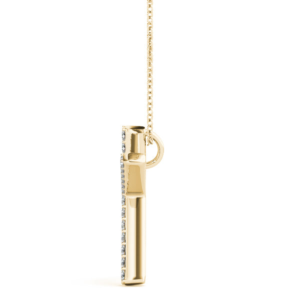 Diamond Initial Pendant · 0.15 ct tw