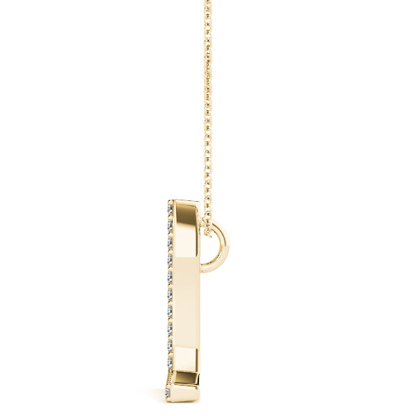 Diamond Initial Pendant · 0.10 ct tw