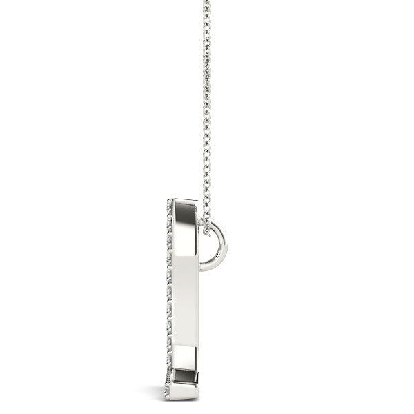 Diamond Initial Pendant · 0.10 ct tw