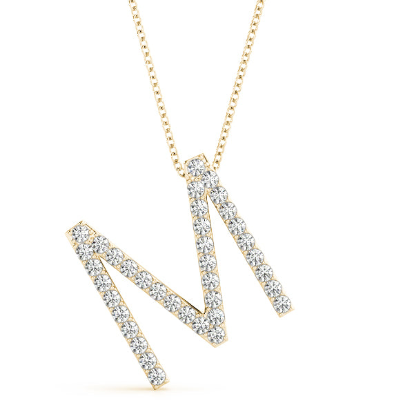 Diamond Initial Pendant · 0.18 ct tw