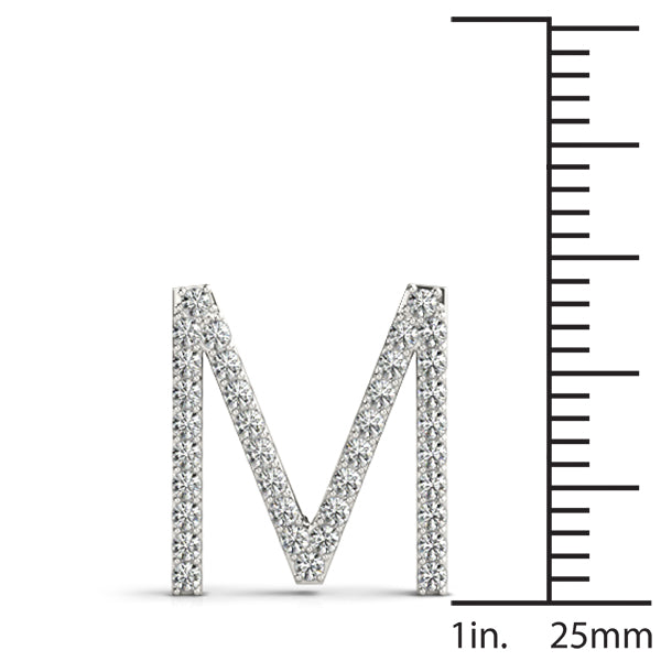 Diamond Initial Pendant · 0.18 ct tw