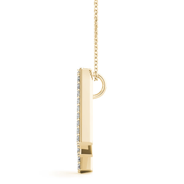 Diamond Initial Pendant · 0.18 ct tw