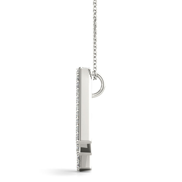 Diamond Initial Pendant · 0.18 ct tw
