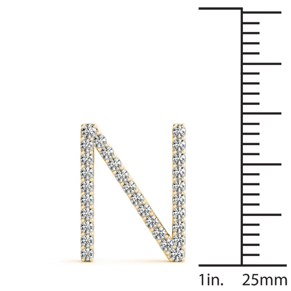 Diamond Initial Pendant · 0.18 ct tw