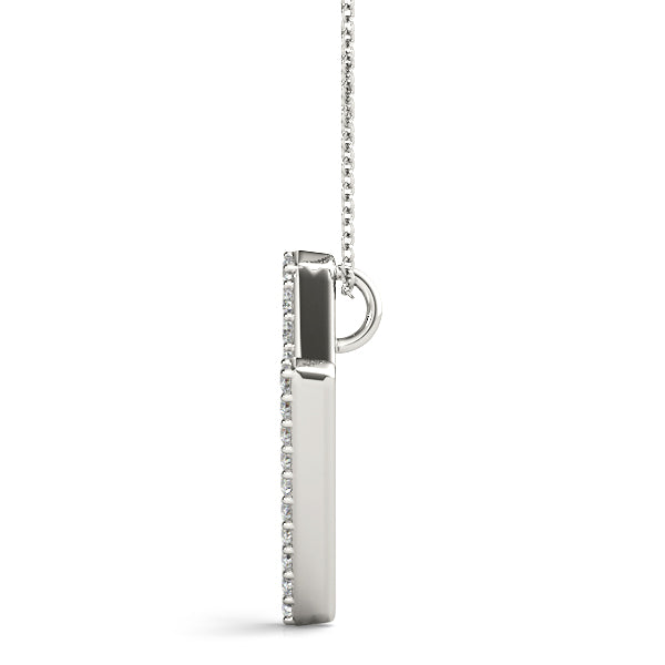 Diamond Initial Pendant · 0.18 ct tw