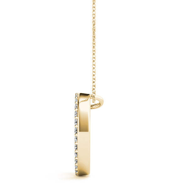 Diamond Initial Pendant · 0.17 ct tw