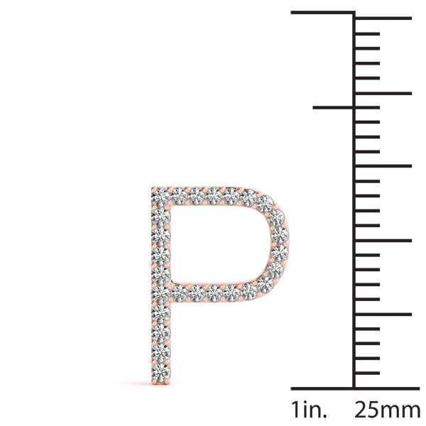 Diamond Initial Pendant · 0.16 ct tw