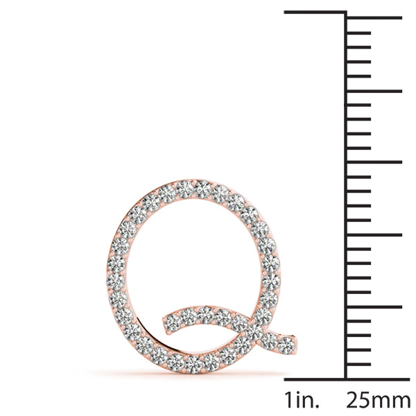 Diamond Initial Pendant · 0.18 ct tw