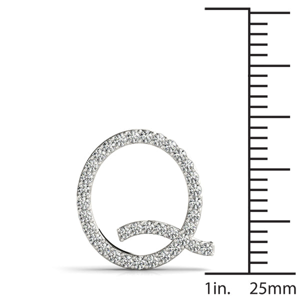 Diamond Initial Pendant · 0.18 ct tw