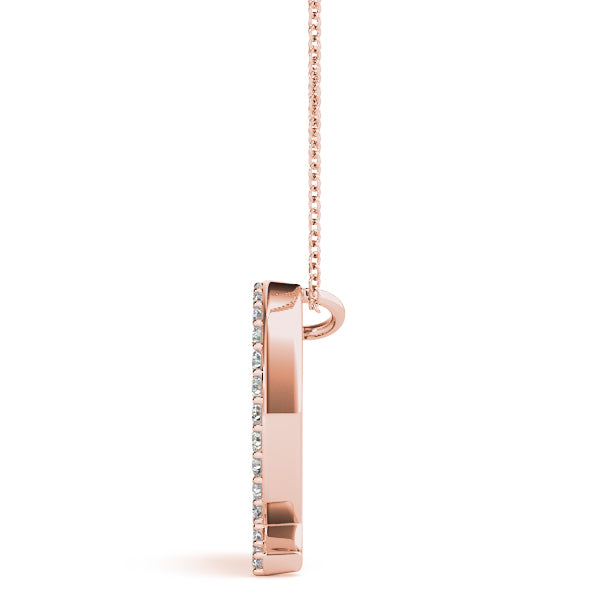 Diamond Initial Pendant · 0.18 ct tw