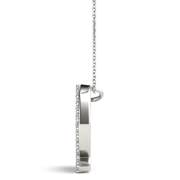 Diamond Initial Pendant · 0.18 ct tw