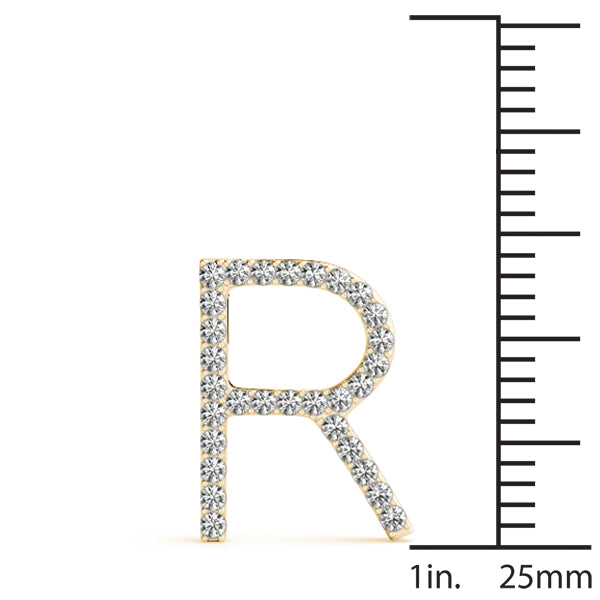 Diamond Initial Pendant · 0.18 ct tw