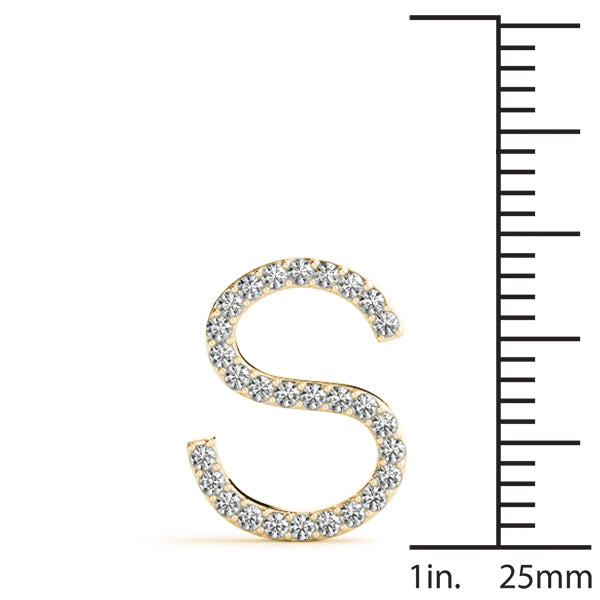 Diamond Initial Pendant · 0.17 ct tw