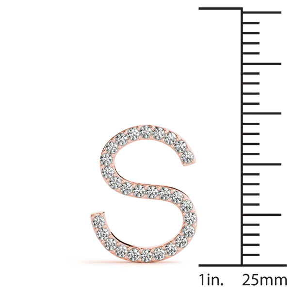Diamond Initial Pendant · 0.17 ct tw