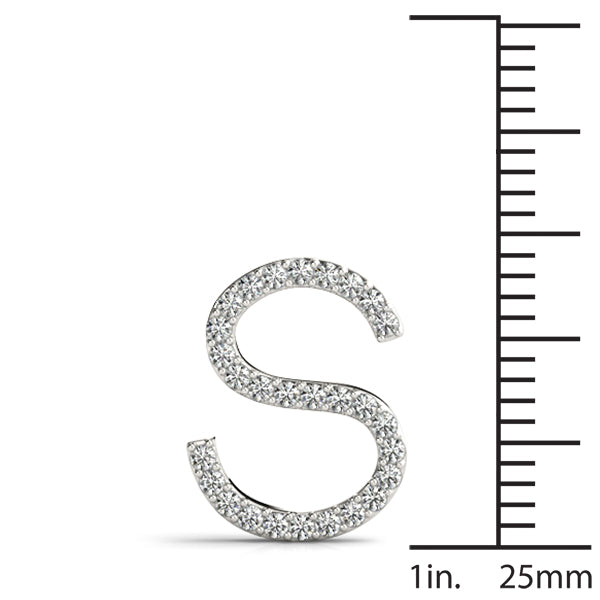 Diamond Initial Pendant · 0.17 ct tw