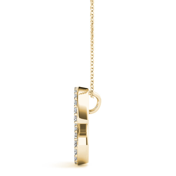 Diamond Initial Pendant · 0.17 ct tw
