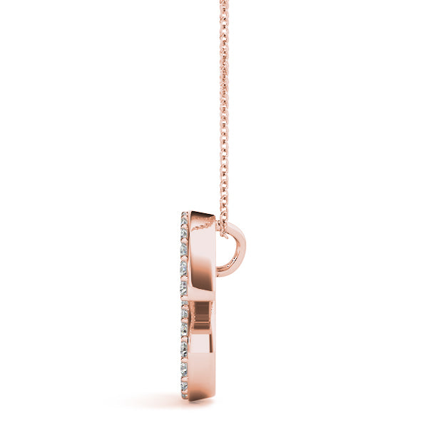 Diamond Initial Pendant · 0.17 ct tw
