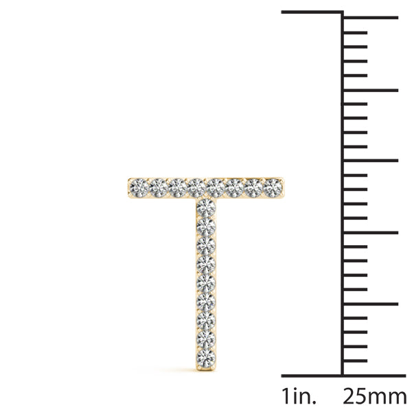 Diamond Initial Pendant · 0.10 ct tw