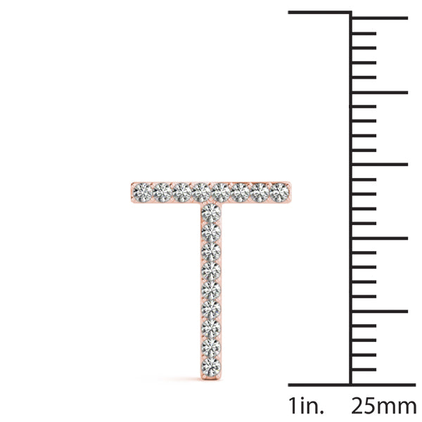 Diamond Initial Pendant · 0.10 ct tw