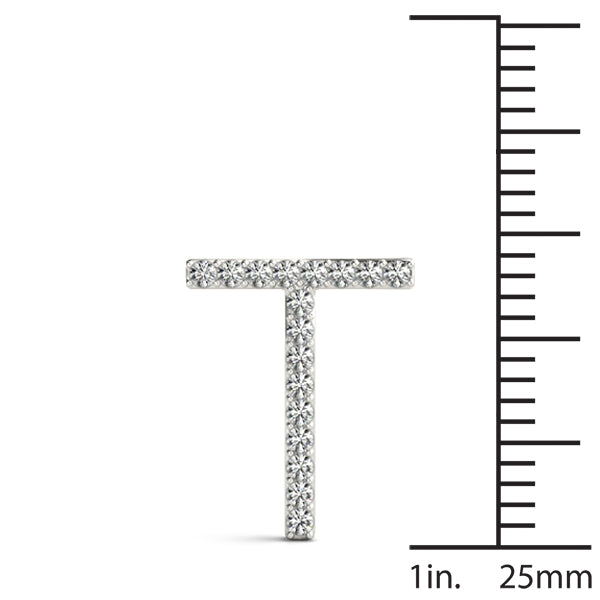 Diamond Initial Pendant · 0.10 ct tw