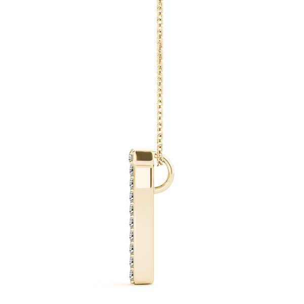 Diamond Initial Pendant · 0.10 ct tw