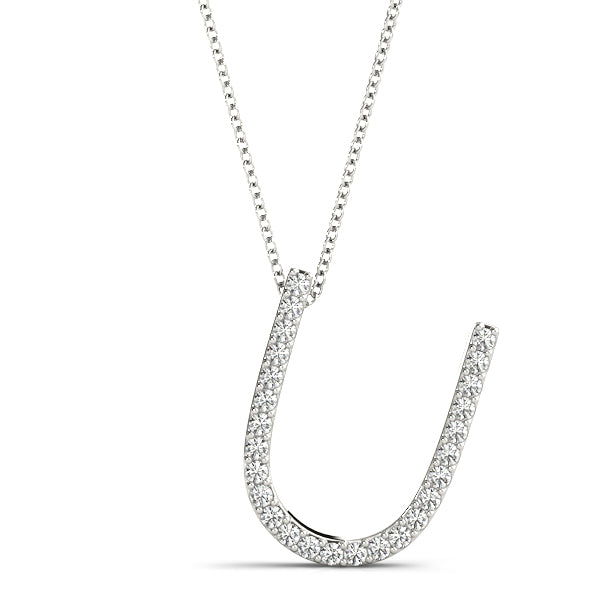 Diamond Initial Pendant · 0.16 ct tw