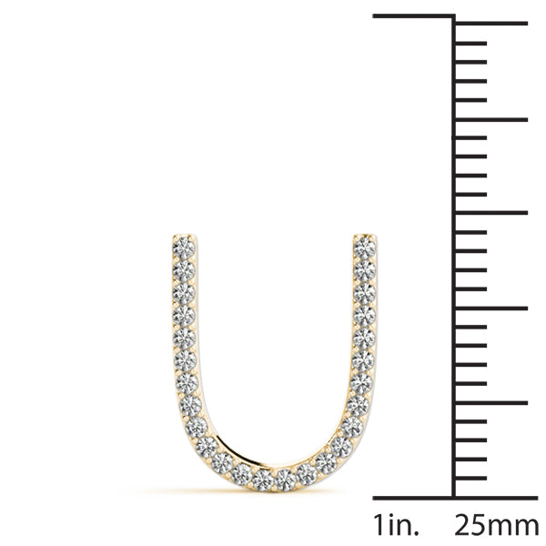 Diamond Initial Pendant · 0.16 ct tw
