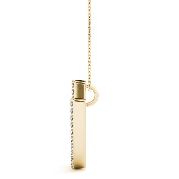 Diamond Initial Pendant · 0.16 ct tw