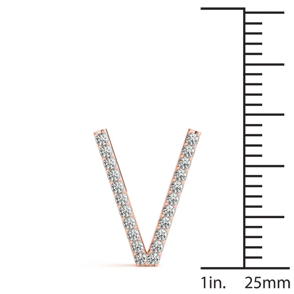 Diamond Initial Pendant · 0.13 ct tw