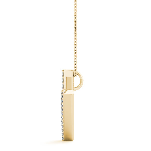 Diamond Initial Pendant · 0.13 ct tw