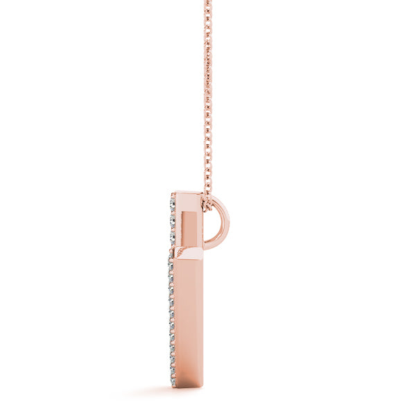 Diamond Initial Pendant · 0.13 ct tw