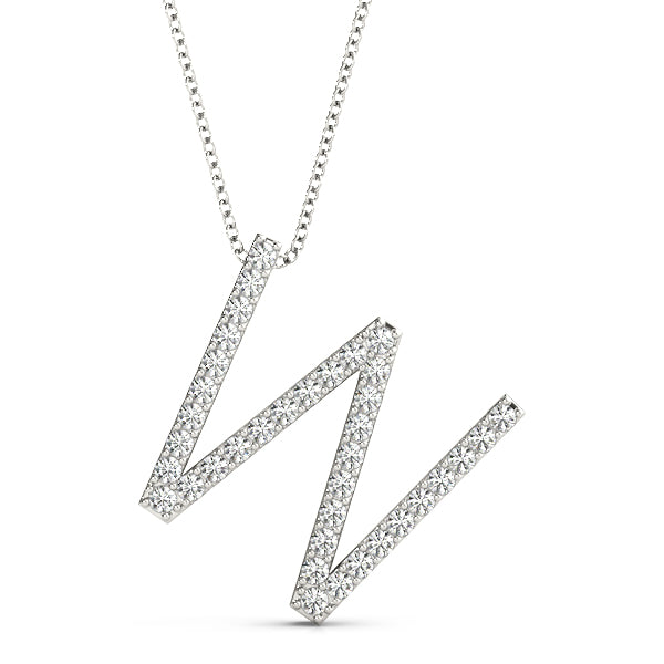 Diamond Initial Pendant · 0.18 ct tw