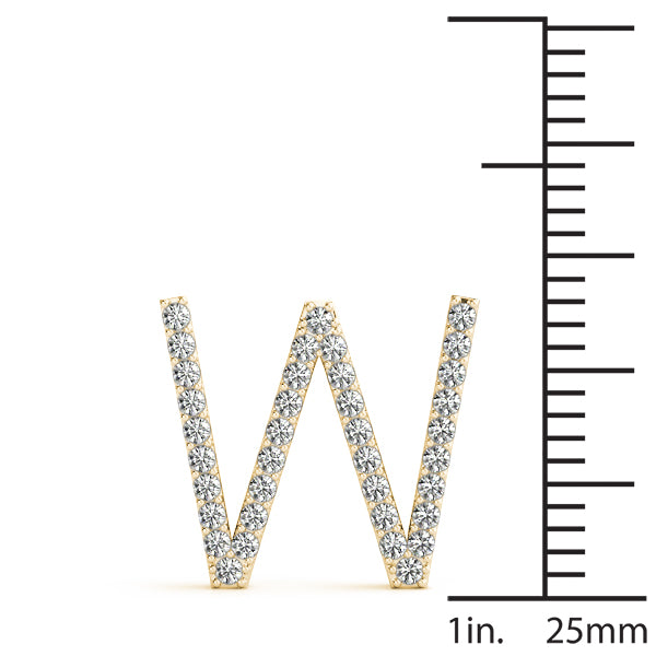 Diamond Initial Pendant · 0.18 ct tw
