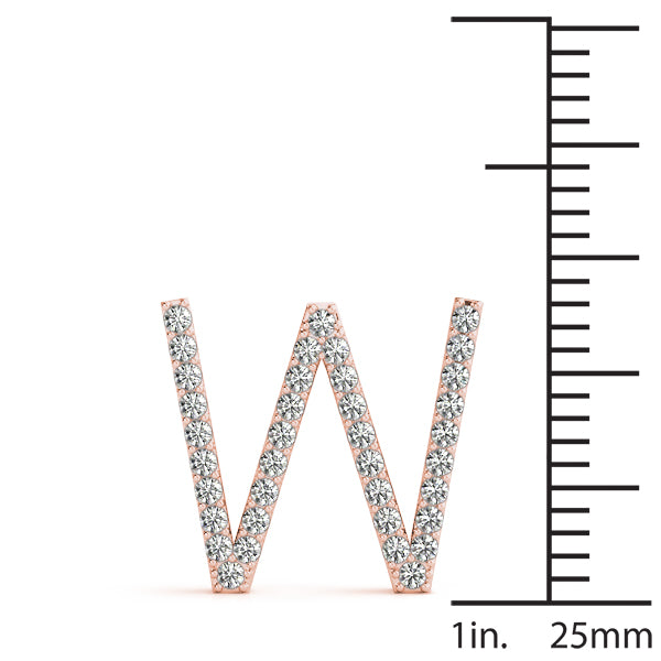 Diamond Initial Pendant · 0.18 ct tw