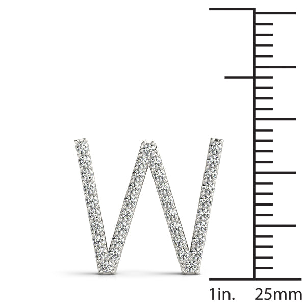 Diamond Initial Pendant · 0.18 ct tw