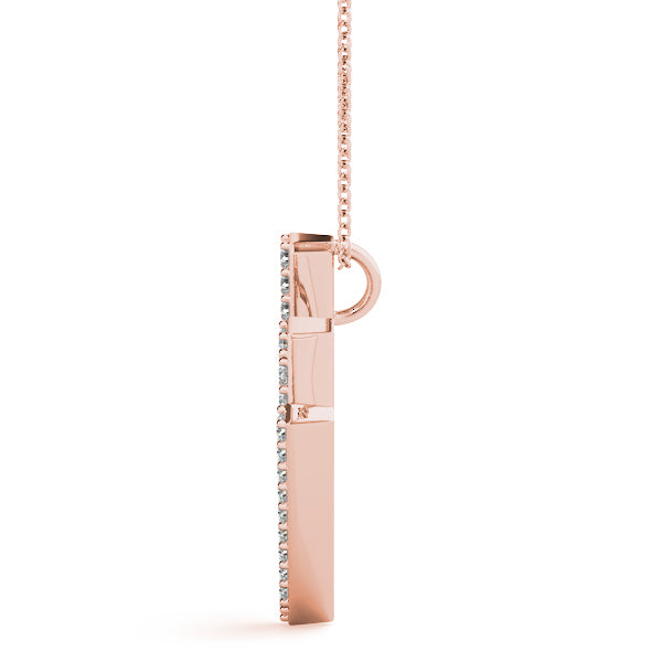 Diamond Initial Pendant · 0.18 ct tw