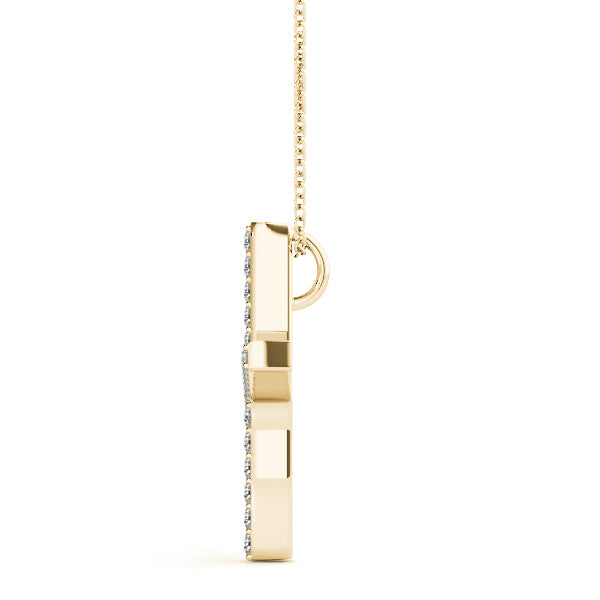 Diamond Initial Pendant · 0.15 ct tw