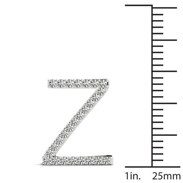 Diamond Initial Pendant · 0.16 ct tw