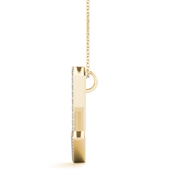 Diamond Initial Pendant · 0.16 ct tw