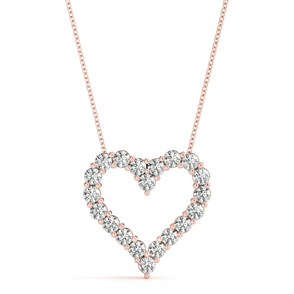 Heart Diamond Pendant · 0.80 ct tw