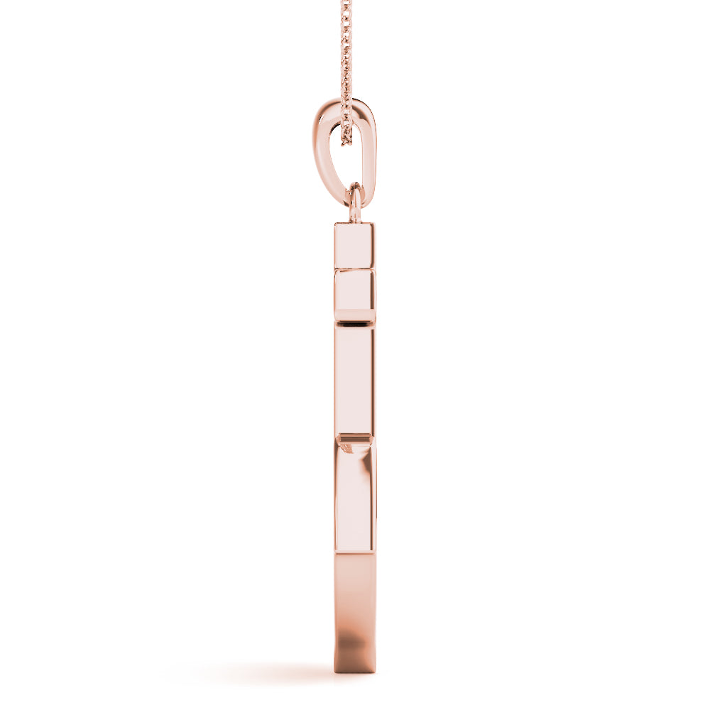 Diamond Anchor Pendant · 0.12 ct tw