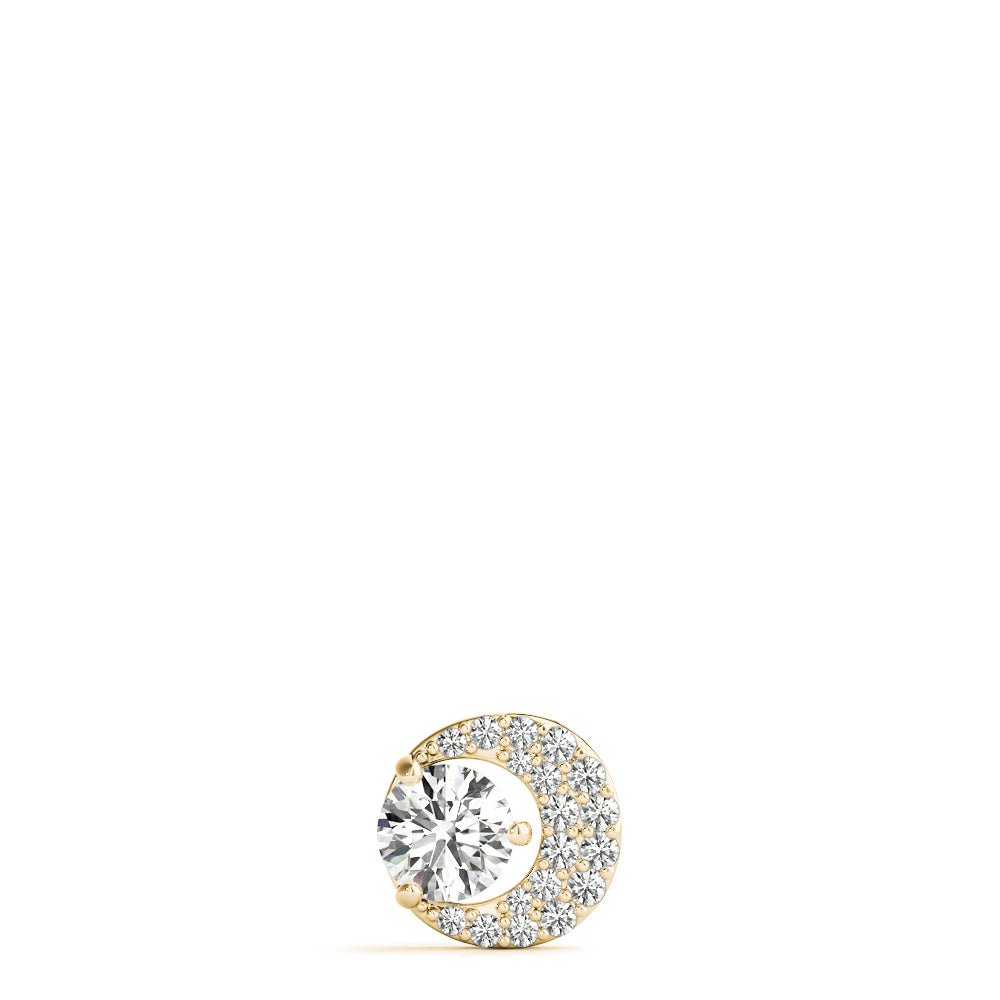 Round Fashion Center Diamond Pendant · 0.31 ct tw