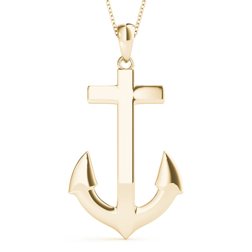 Solid Anchor Pendant